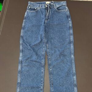 DL1961 Women's Blue Straight-Leg Jeans